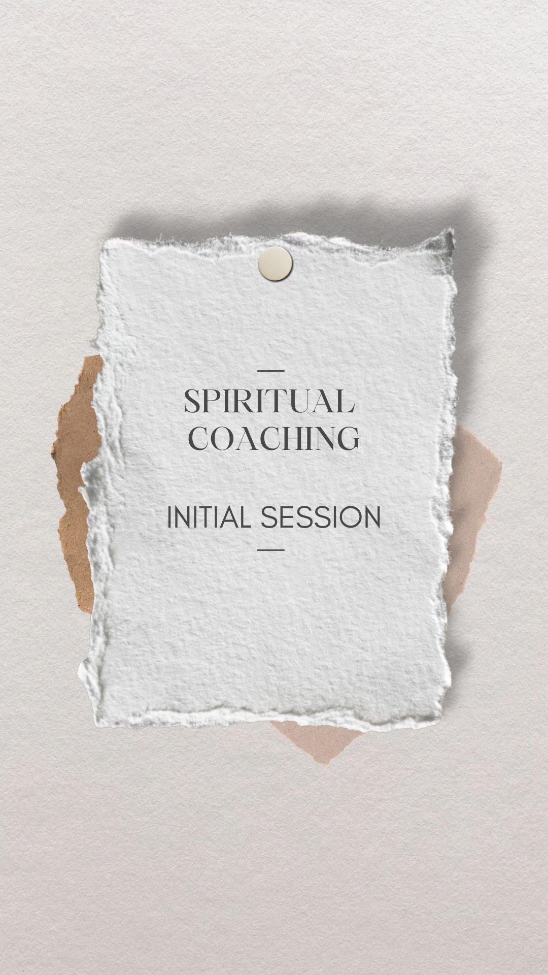 Spiritual Coaching Session -  Initial Session